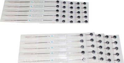 

Mumbai Tattoo 101 RL Disposable Round, Round Liner, Stack Liner Tattoo Needles(Pack of 50)