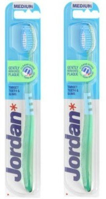 

Jordan Target Teeth & Gums Medium Toothbrush(Pack of 2)