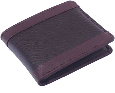 

OHM NEWYORK Men Brown Genuine Leather Wallet(5 Card Slots)