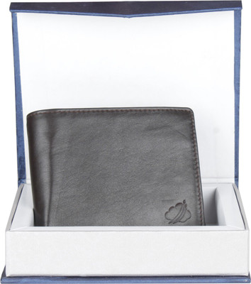 

Drizzle Men Brown Genuine Leather Wallet(9 Card Slots)