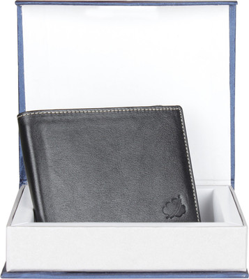 

Drizzle Men Black Genuine Leather Wallet(6 Card Slots)