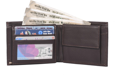 

pocket bazar Men Brown Artificial Leather Wrist Wallet(7 Card Slots)