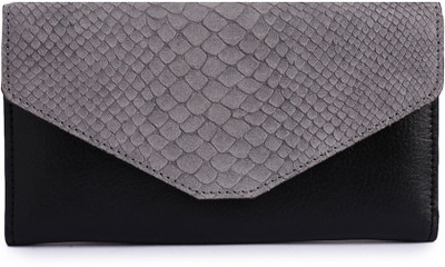 

Phive Rivers Women Casual Black, Grey Genuine Leather Wallet(6 Card Slots)