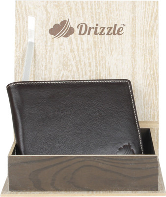 

Drizzle Men Brown Genuine Leather Wallet(6 Card Slots)