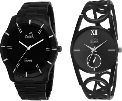 Ziera ZR7003-8035 Black Couple Watch  - For Couple   Watches  (Ziera)
