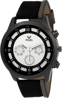 Fogg 1124-BK-WH Elegant Watch  - For Men   Watches  (FOGG)