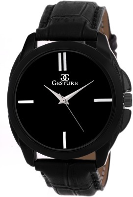Gesture New 16 Black Slim Collection Elegant Watch  - For Men   Watches  (Gesture)
