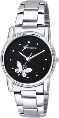 

Rich Club RC-5512 Black Butterfly Analog Watch - For Girls