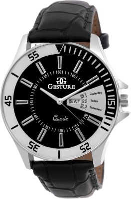 Gesture 86- Black Exclusive Day And Date Series Watch  - For Men   Watches  (Gesture)