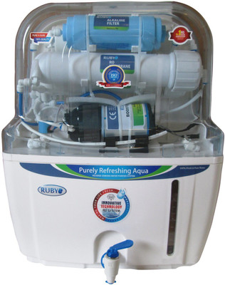 

Ruby Best 10 L RO + UF Water Purifier(White and Blue)