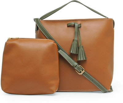 

Kielz HB17-6899 Shoulder Bag(Brown, 7 L)