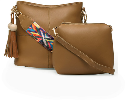 

Kielz HB17-676 Shoulder Bag(Beige, 7 L)