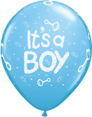 

Jamboree Printed Its A Boy 50 Pcs Balloon(Blue, Pack of 50)