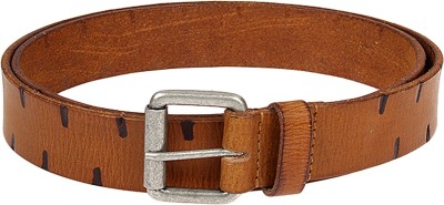 Aditi Wasan Men Casual Tan, Brown Genuine Leather Belt