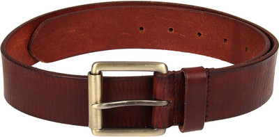 

Aditi Wasan Men Casual Brown Genuine Leather Belt, Auburn brown