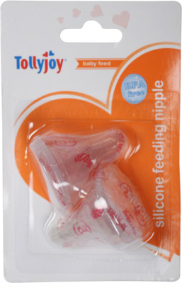 

Tollyjoy Silicon Teat (S)~2 Pack Medium Flow Nipple(Pack of 1 Nipple)