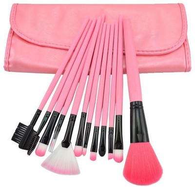 

One Personal Care 12 in 1 Pro Make Up Tools + Stash | Cosmetic Applicators for Women On The Go!(Pack of 12)