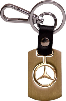

Gabriella Mercdes Movable Locking Key Chain(Gold)