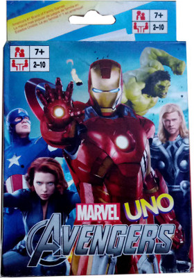 

Shoppernation Avengers Design Uno Cards(Multicolor)