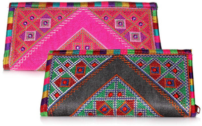 

Indian Sparrow Casual Multicolor Clutch