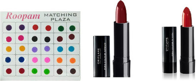 

Oriflame Sweden BINDI WITH PURE COLOUR LIPSTICKS(Set of 3)