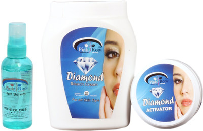 

Pink Root Diamond Bleach Cream, Hair Serum Pack of 2(Set of 2)