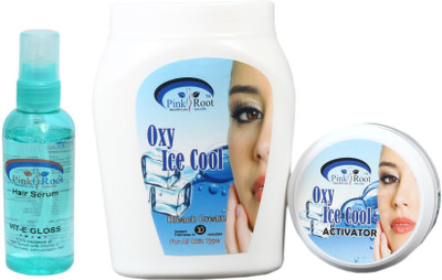

Pink Root Oxy Ice Cool Bleach Cream, Hair Serum Pack of 2(Set of 2)