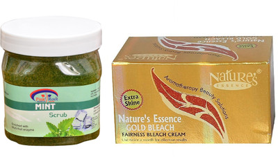 

NATURE ESSENCE Gold Bleach, Pink Root Mint Scrub(Set of 2)