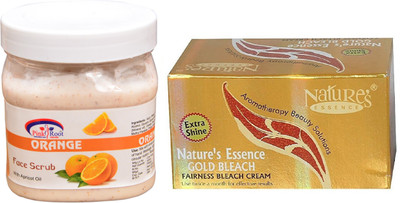 

NATURE ESSENCE Gold Bleach, Pink Root Orange Face Scrub(Set of 2)