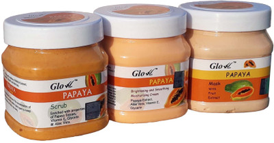 

Glow Right PAPAYA FACIAL SET M(Set of 3)