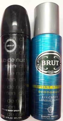 

armaf deo COMBO KIT Body Spray - For Men(400 ml, Pack of 2)