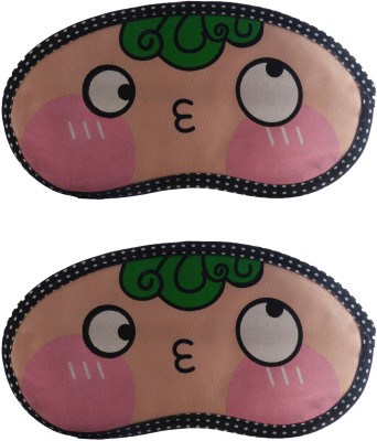 

Jenna GreenHair-GreenHairCartoon Travel Sleeping Eye Cover Blindfold (Pack of 2)(2 g)