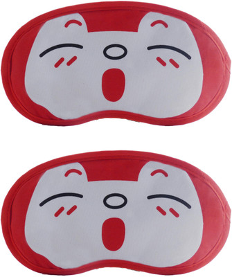 

Jenna RedSleepy-RedSleepyCartoon Travel Sleeping Eye Cover Blindfold (Pack of 2)(2 g)