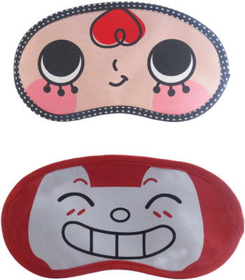 

Jenna RedHair-RedHappyCartoon Travel Sleeping Eye Cover Blindfold (Pack of 2)(2 g)