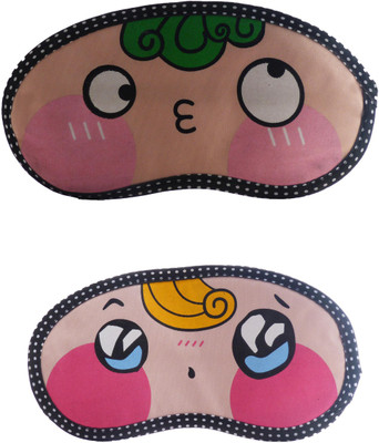 

Jenna GreenHair-YellowHairSurpriseCartoon Travel Sleeping Eye Cover Blindfold (Pack of 2)(2 g)