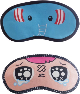 

Jenna Elephant-P_InjuCartoon Travel Sleeping Eye Cover Blindfold (Pack of 2)(2 g)