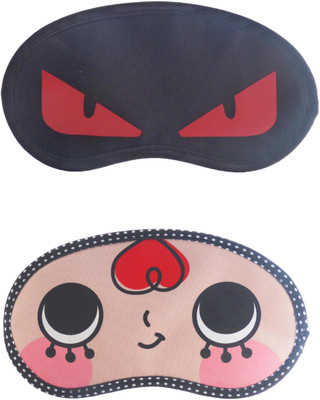 

Jenna RedEye-RedHairCartoon Travel Sleeping Eye Cover Blindfold (Pack of 2)(2 g)