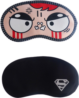 

Jenna Angry-W_SupermanCartoon Travel Sleeping Eye Cover Blindfold (Pack of 2)(2 g)