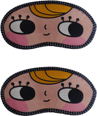

Jenna YellowHairHappy-YellowHairHappyCartoon Travel Sleeping Eye Cover Blindfold (Pack of 2)(2 g)