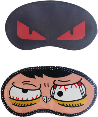 

Jenna RedEye-SleepyCartoon Travel Sleeping Eye Cover Blindfold (Pack of 2)(2 g)