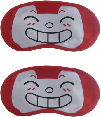 

Jenna RedHappy-RedHappyCartoon Travel Sleeping Eye Cover Blindfold (Pack of 2)(2 g)