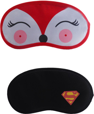 

Jenna RedDeer-Y_SupermanCartoon Travel Sleeping Eye Cover Blindfold (Pack of 2)(2 g)
