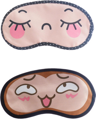 

Jenna CloseEye-HappyCartoon Travel Sleeping Eye Cover Blindfold (Pack of 2)(2 g)