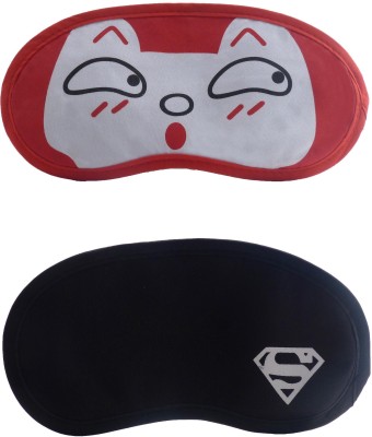 

Jenna RedSurprise-W_SupermanCartoon Travel Sleeping Eye Cover Blindfold (Pack of 2)(2 g)