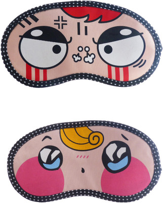 

Jenna Angry-YellowHairSurpriseCartoon Travel Sleeping Eye Cover Blindfold (Pack of 2)(2 g)