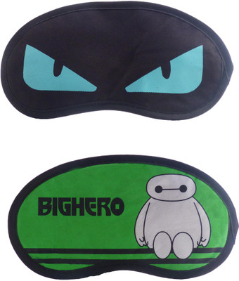 

Jenna BlueEye-GreenCartoon Travel Sleeping Eye Cover Blindfold (Pack of 2)(2 g)