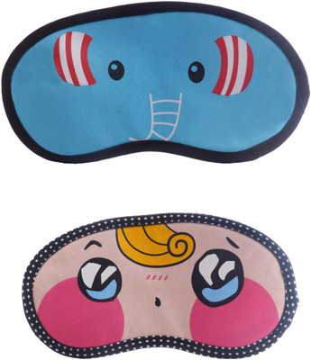 

Jenna Elephant-YellowHairSurpriseCartoon Travel Sleeping Eye Cover Blindfold (Pack of 2)(2 g)
