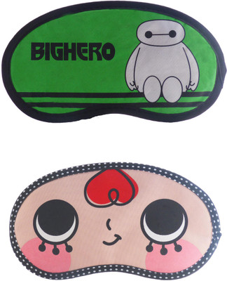 

Jenna Green-RedHairCartoon Travel Sleeping Eye Cover Blindfold (Pack of 2)(2 g)