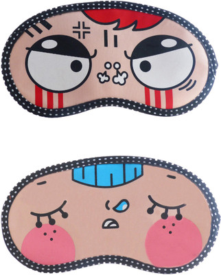

Jenna Angry-NappingCartoon Travel Sleeping Eye Cover Blindfold (Pack of 2)(2 g)