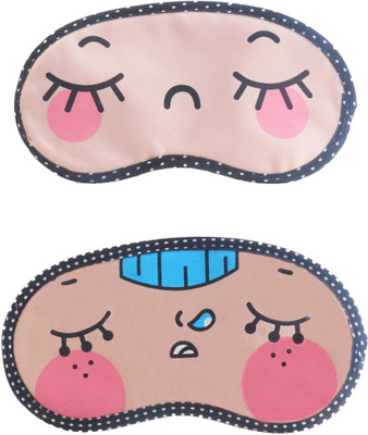 

Jenna CloseEye-NappingCartoon Travel Sleeping Eye Cover Blindfold (Pack of 2)(2 g)